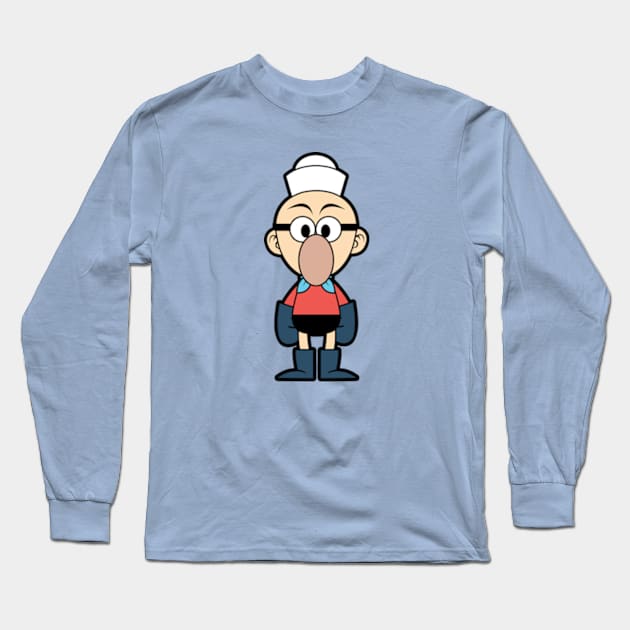 Barnacle Boy Chibi Long Sleeve T-Shirt by liora natalia